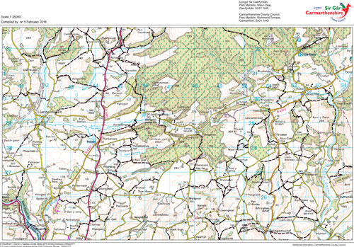 Map Llwybrau Troed